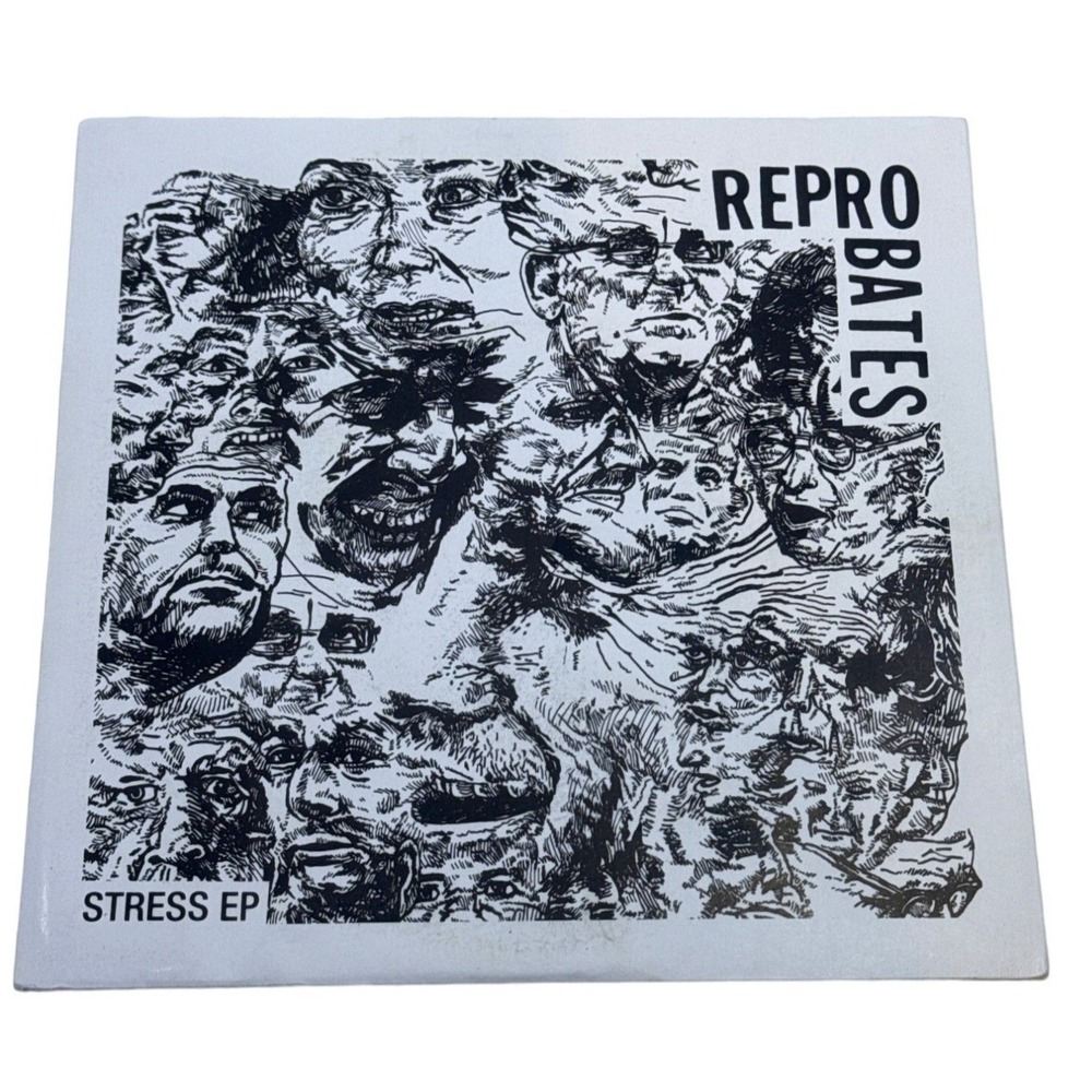 Reprobates Stress‎ EP 7" Vinyl 2008 No Way Records NW-28 Punk Hardcore